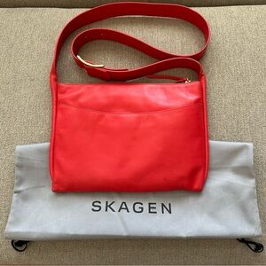SKAGEN Leather Shoulder Bag